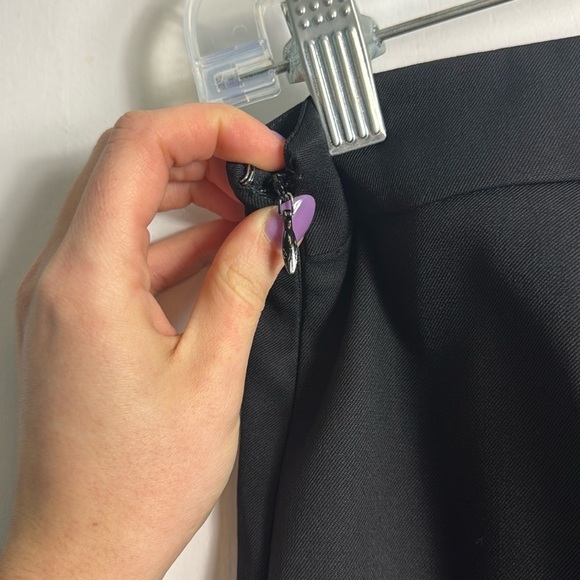 Carolina Herrera Black Wool Slim Straight Leg Trousers Size 2 Quiet Luxury - Picture 5 of 12